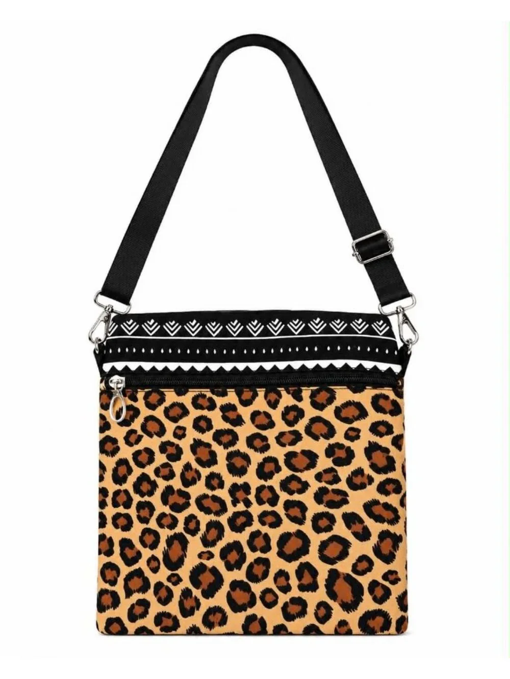 Leopard Print Crossbody Bag